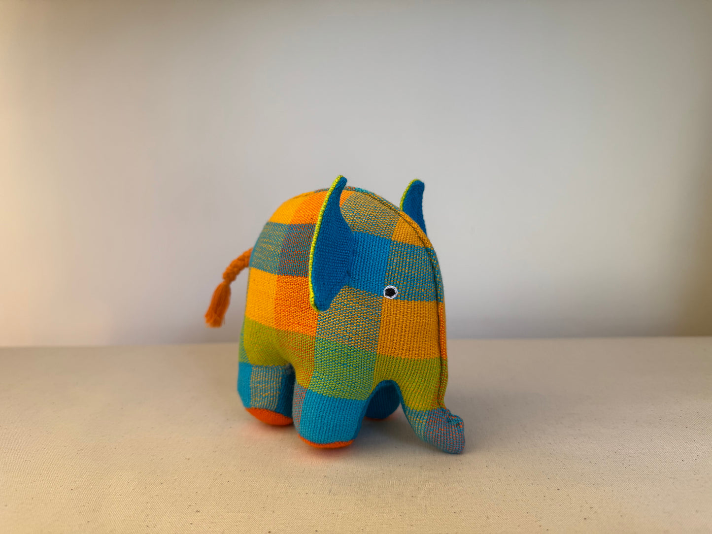 Barefoot Ceylon elephant