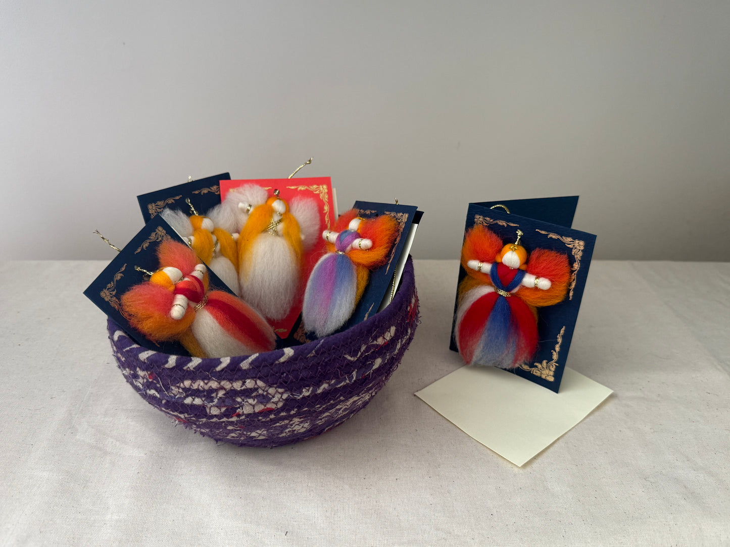 'Tashi Delek' Greeting Card (Blue)