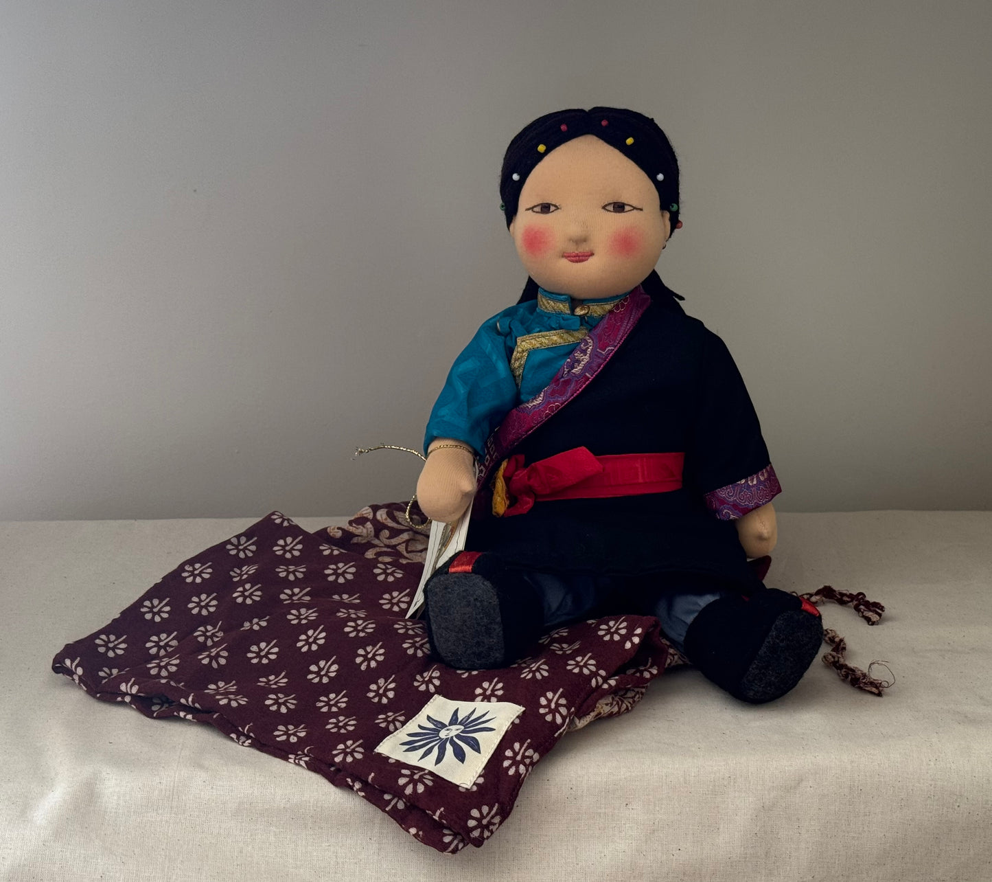 Dekyi - Traditional Tibetan Khampa Doll