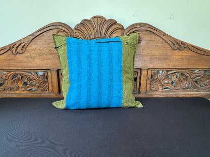 Barefoot Cushion (Turquoise & Gold)