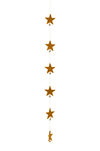 Falling Stars Garland - Gold