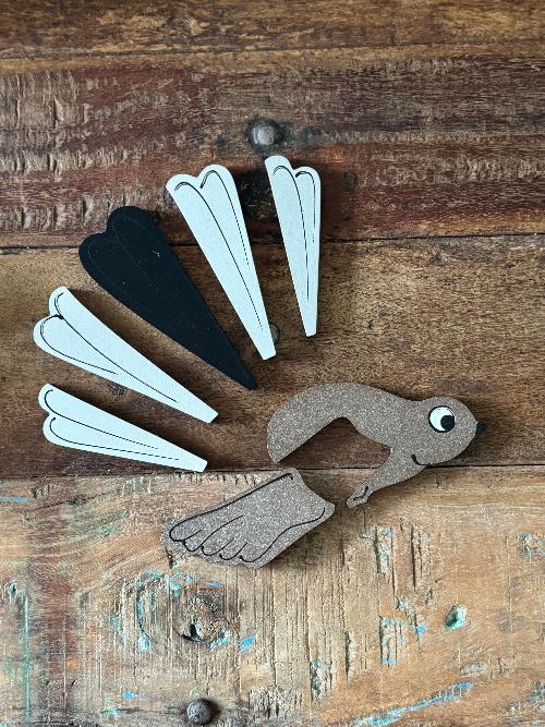 Fantail Puzzle - 7 Pieces